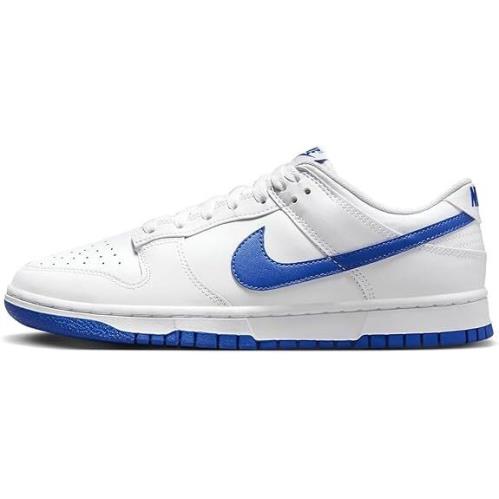 Men`s Nike Dunk Low Retro White/hyper Royal DV0831 104 - White/Hyper Royal