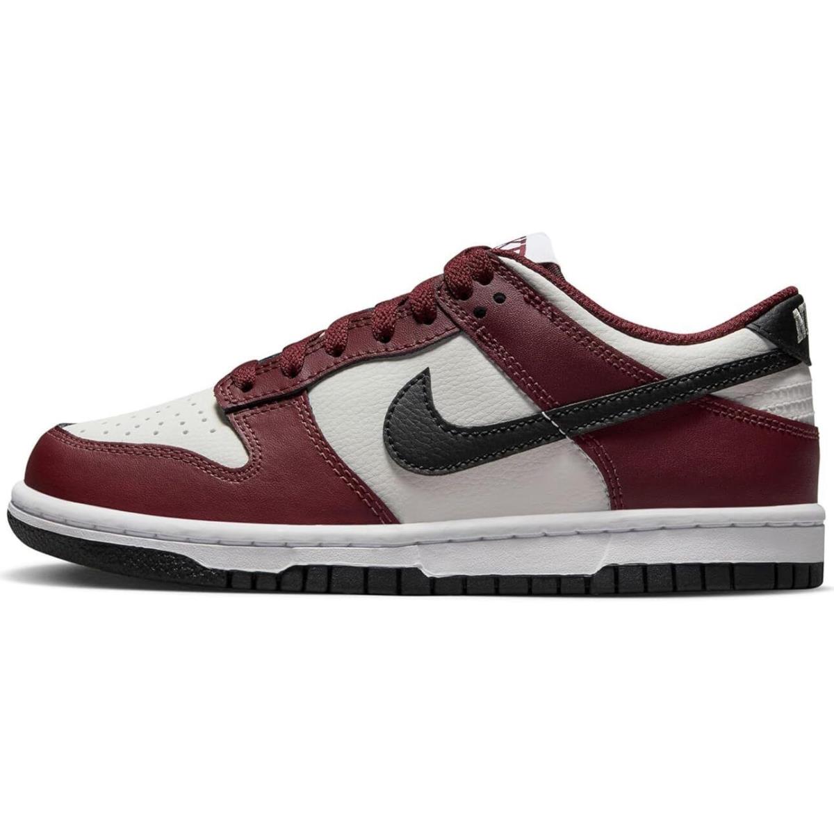 Big Kid`s Nike Dunk Low Dark Team Red/black FZ4352 600 - Dark Team Red/Black