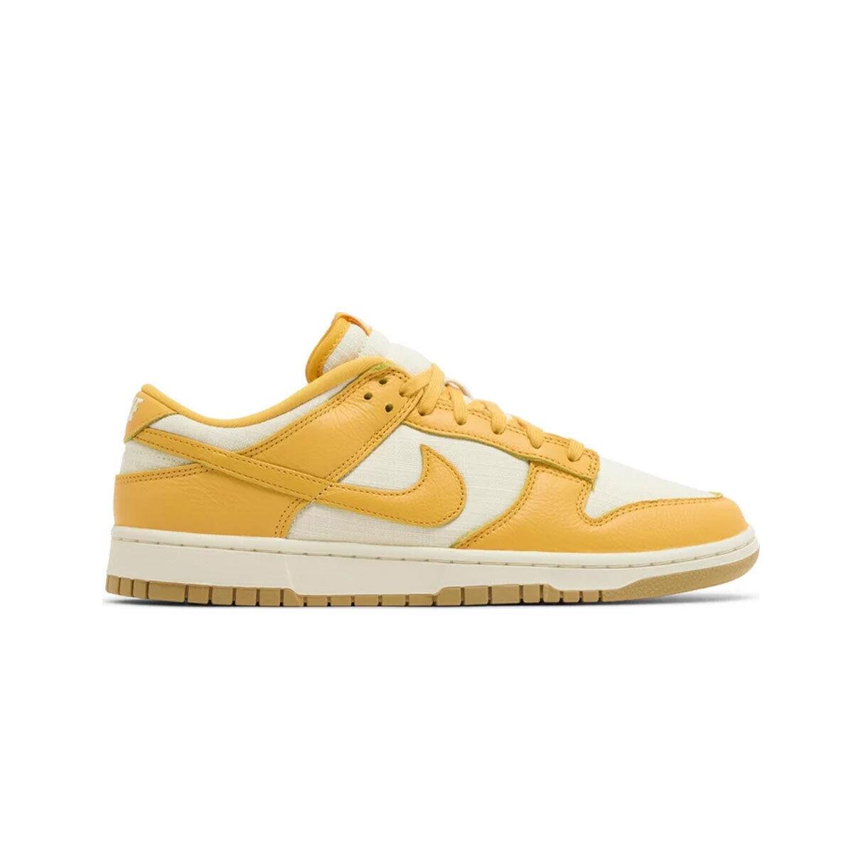 Nike Dunk Low University Gold Men`s HF4867-739 Milk/brown/yellow Gum SZ 5-15 - Coconut Milk/Brown/Yellow Gum