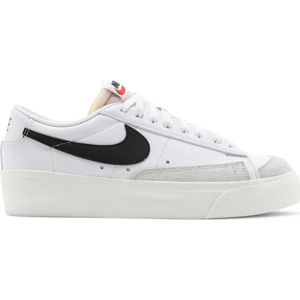 DJ0292-101 Womens Nike Blazer Low Platform - White/Black