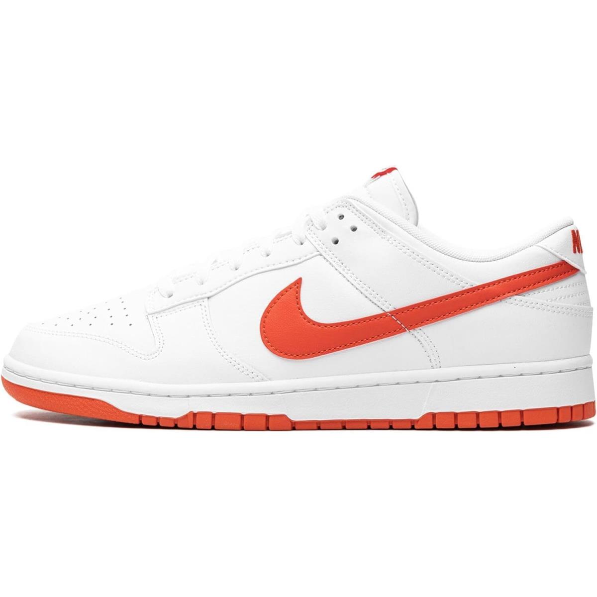 Men`s Nike Dunk Low Retro White/picante Red DV0831 103 - White/Picante Red