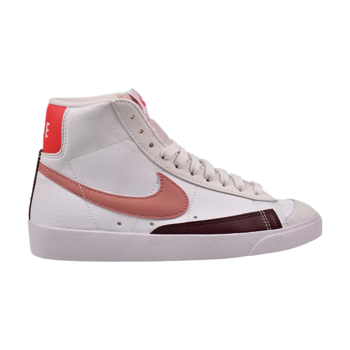 Nike Blazer Mid `77 Womens Shoes White-red DQ4124-105 - White-Red