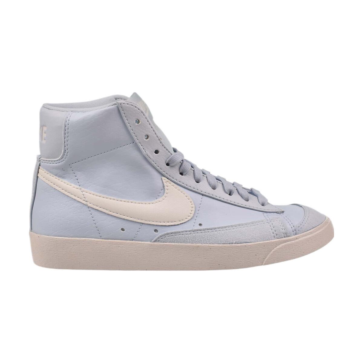 Nike Blazer Mid `77 Womens Shoes Blue-white DQ4124-400 - Blue-White