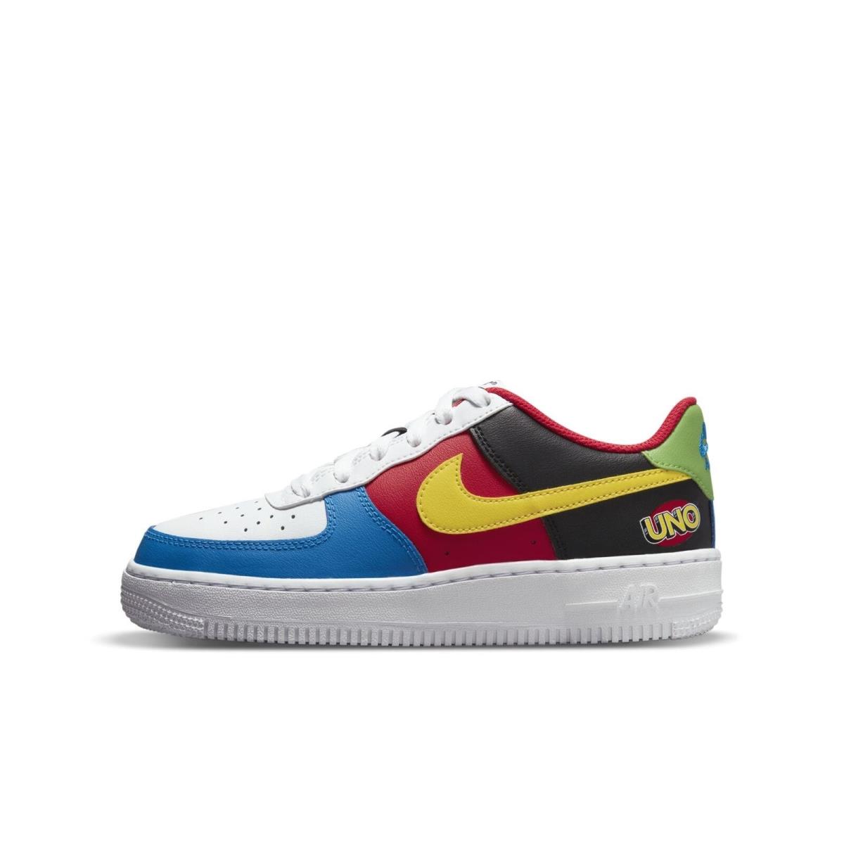 DO6634-100 Youth Nike Air Force 1 Low `07 QS GS - Multicolor