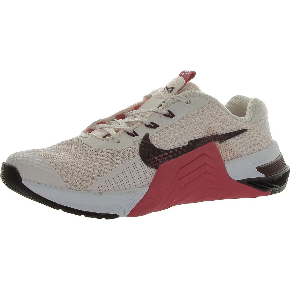 Nike Womens Metcon 7 Pink Athletic and Training Shoes 6.5 Medium B M Bhfo 0253 - Light Soft Pink/Metallic Mahogany