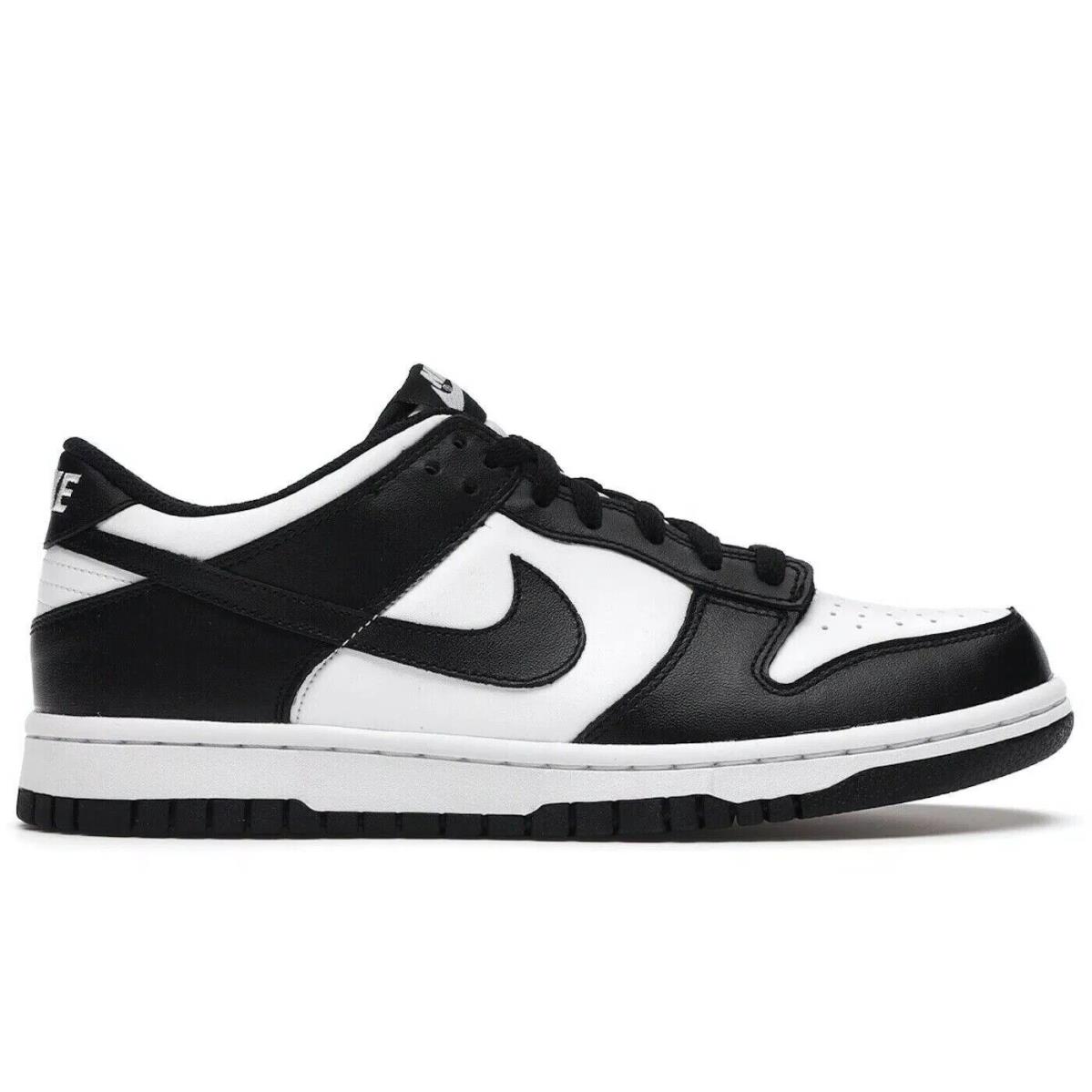 Nike Dunk Low Retro White Black Panda GS CW1590-100 5Y 5.5Y - Black