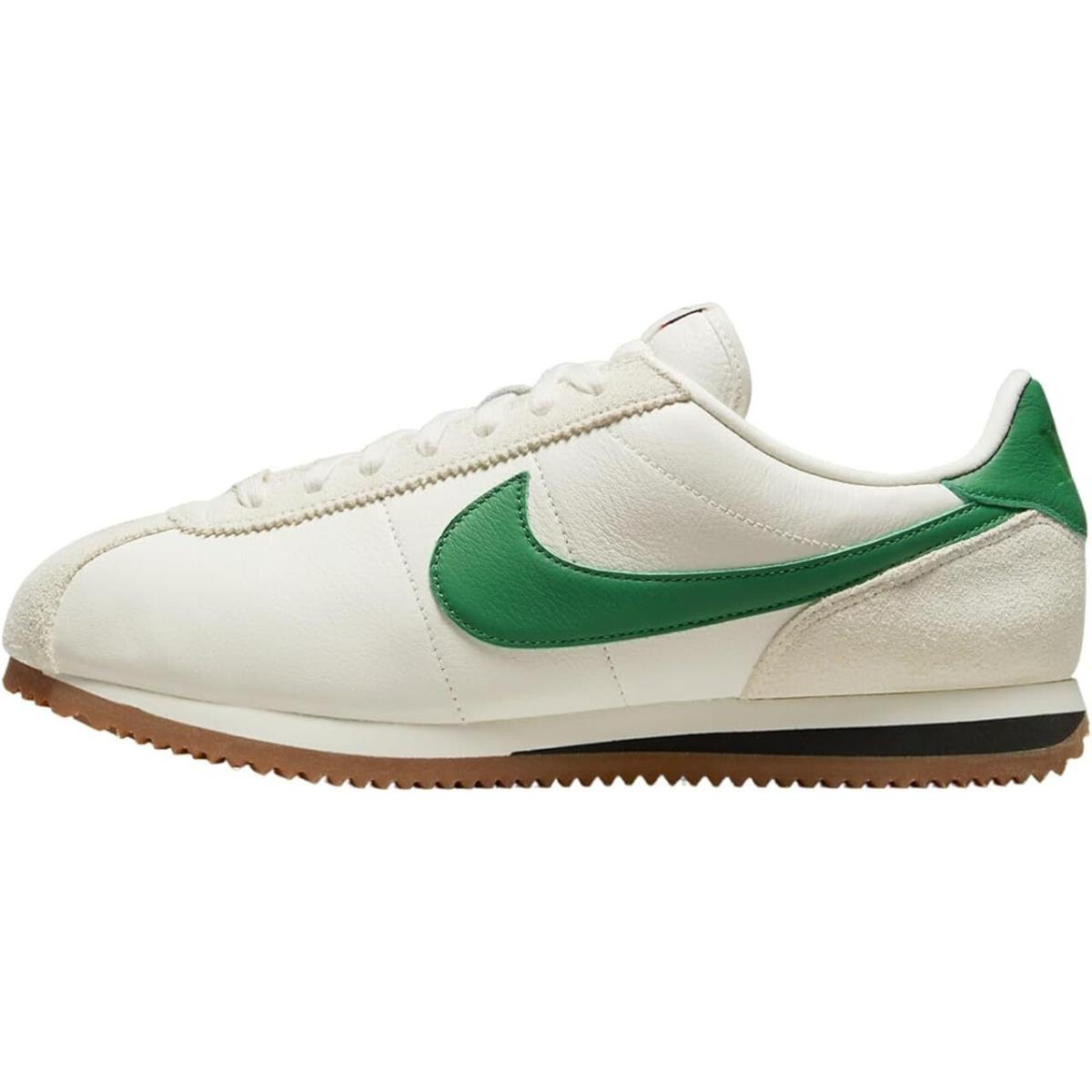 Men`s Nike Cortez Sail/aloe Verde-black FD0728 133 - Sail/Aloe Verde-Black