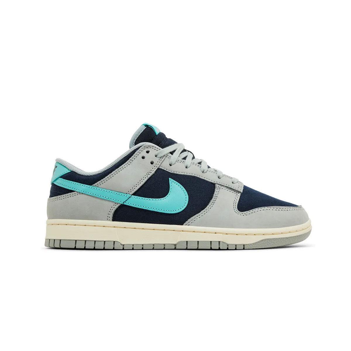 Nike Men`s Dunk Low Retro Premium Frost FB8895-001 Pumice/obsidian/milk SZ 7-15 - Light Pumice/Dark Obsidian/Coconut Milk/Green Frost