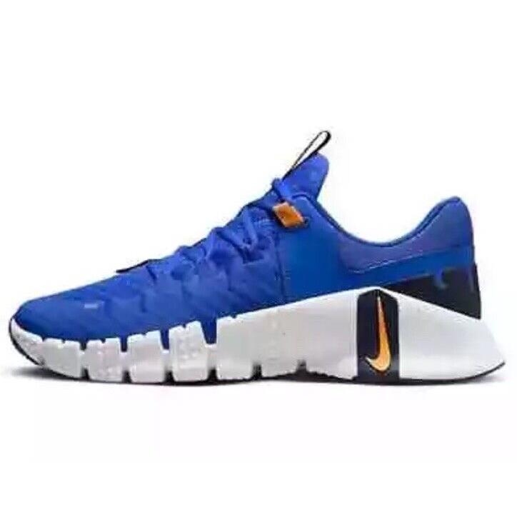 Nike Free Metcon 5 `racer Blue` Yellow White DV3949-400 Men`s Size 10 Shoes - Blue