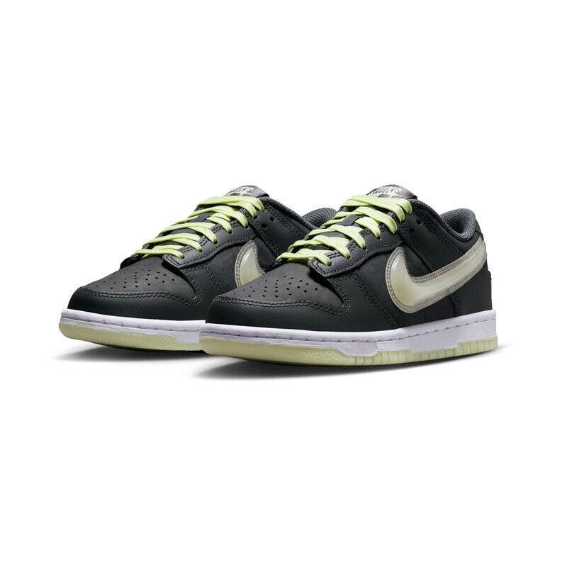 Boys Grade School Nike Dunk Low_iron Grey/cool Grey-lime Ice HQ3569-068-SIZE 6.5 - IRON GREY/COOL GREY-LIME ICE-WHITE