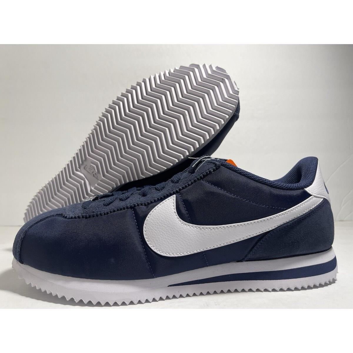 Nike Cortez Txt Sportswear Shoes Navy Blue White HF0263-400 Men Size 10 - Blue