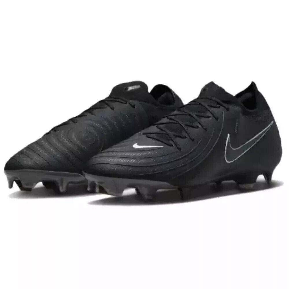 Acc Men`s Size 4.5 Nike Phantom Gx II 2 Pro FG Black Soccer Cleats FJ2563-001