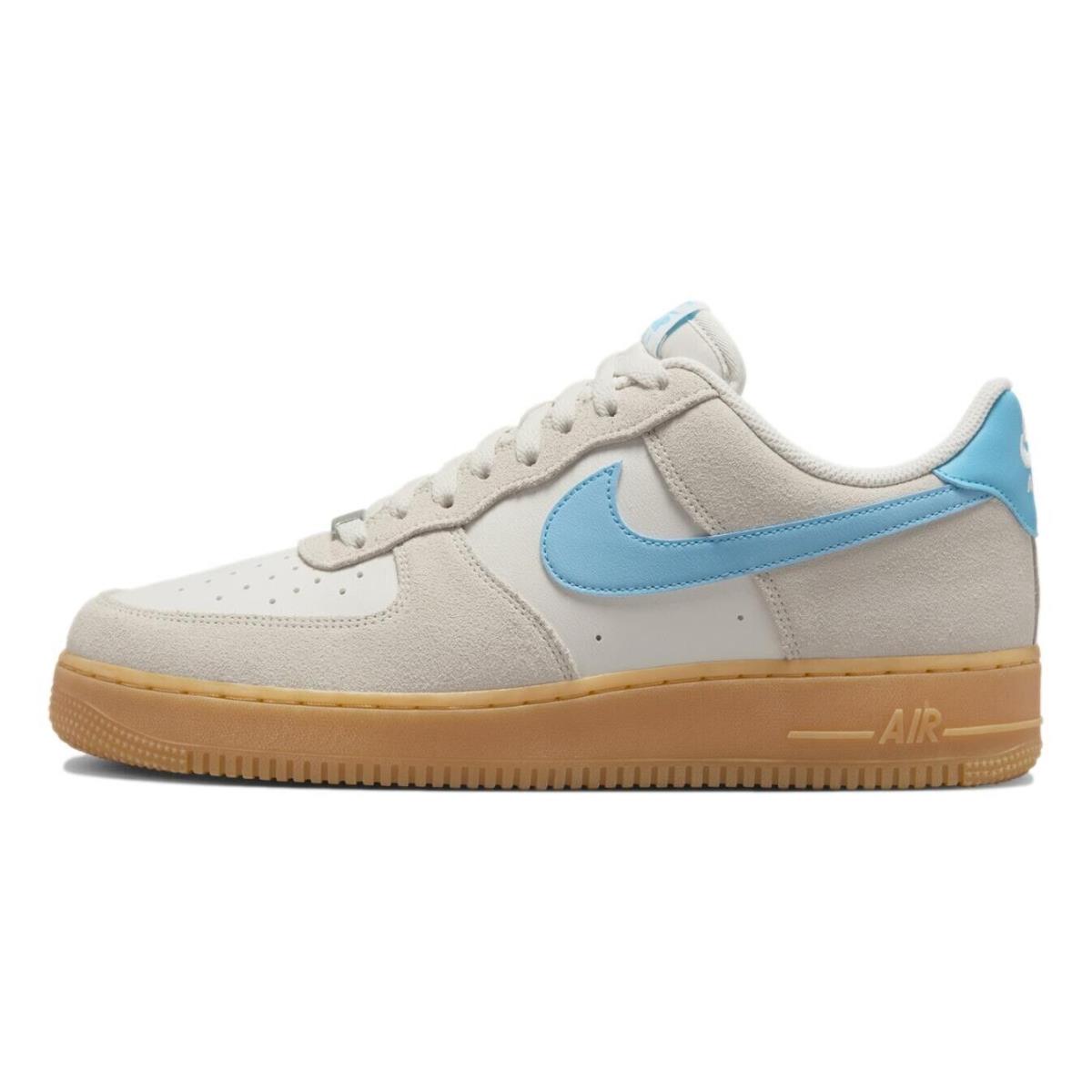 Size 7.5 - Nike Air Force 1 `07 LV8 Gum Pack `phantom/blue` Shoes FQ8714-003 - Ivory