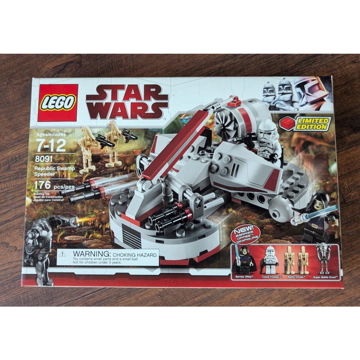 Lego 8091 Star Wars - Republic Swamp Speeder Limited Ed. / Great