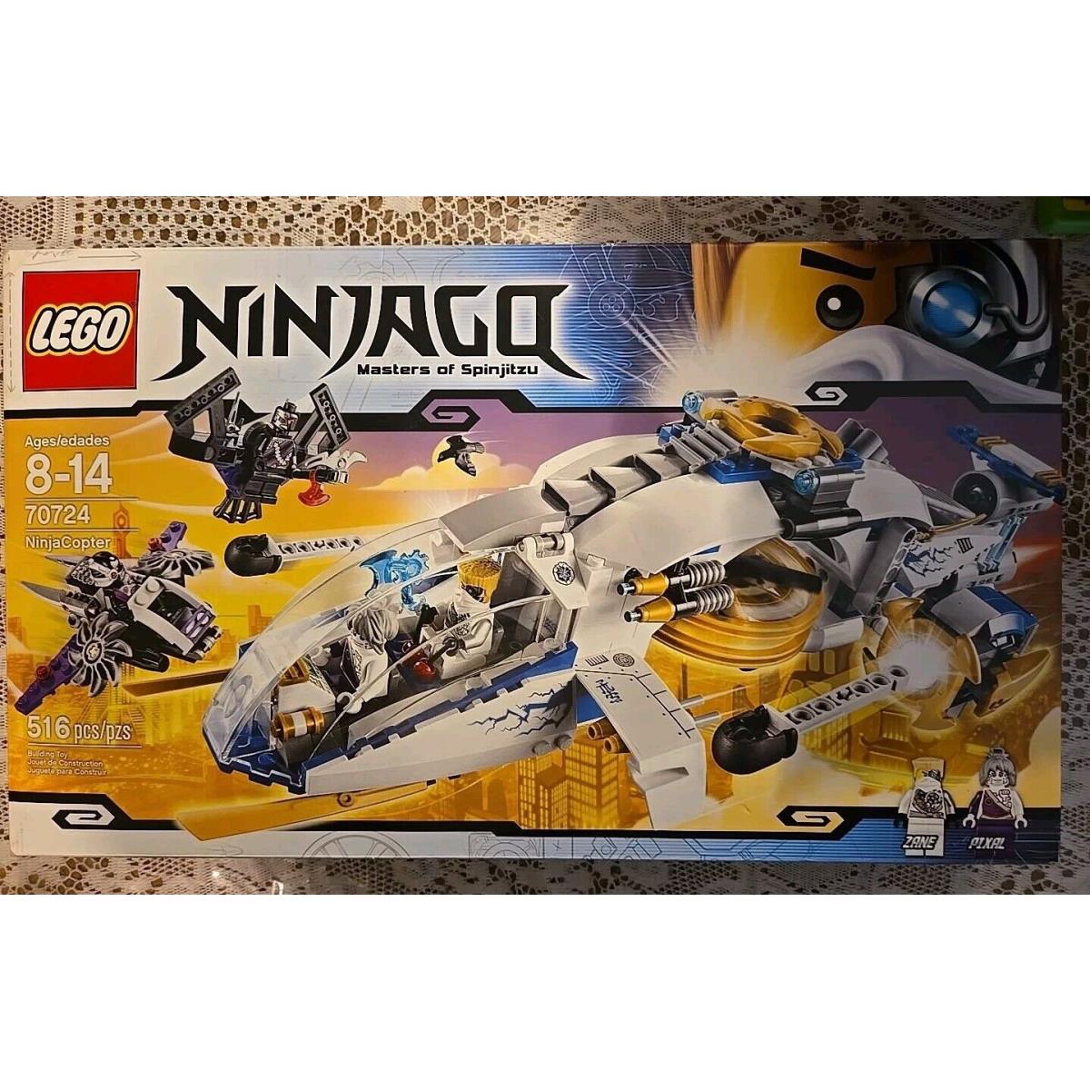 Lego 70724 Ninjago Ninjacopter Retired Set 516 Pieces