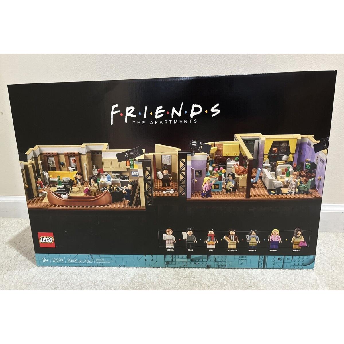 Lego The Friends Apartments 10292 Creator Expert Building Kit 2048 Pcs Playset