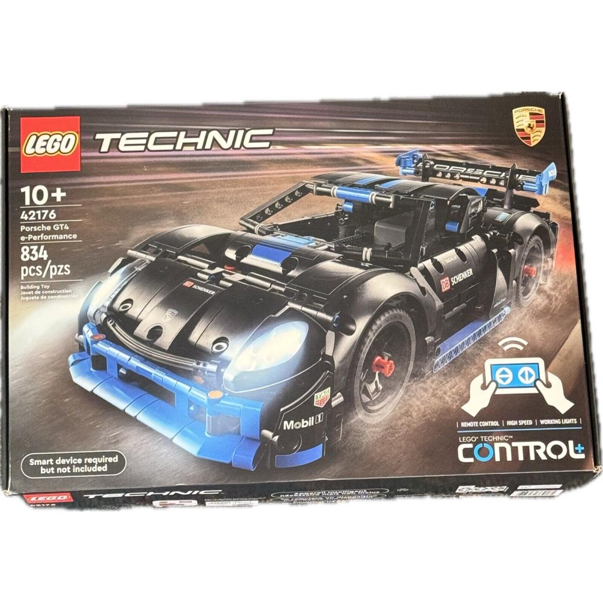 Lego Technic : Porsche GT4 E-performance Race Car 42176 Remote Control Lights