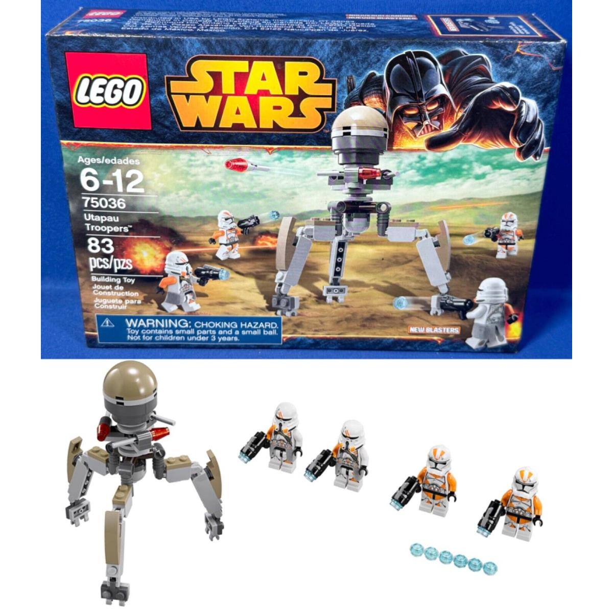 Utapau Troopers - Star Wars Lego 75036 Building Set Tri-droid with Rotating Head