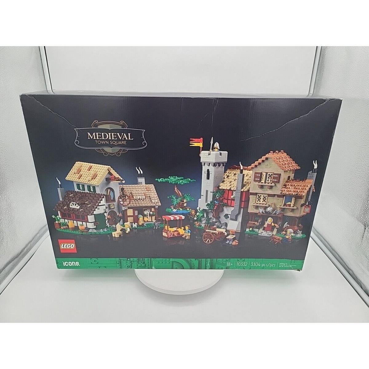 Lego Icons Medieval Town Square Build and Display Castle Set 10332 D D Dents