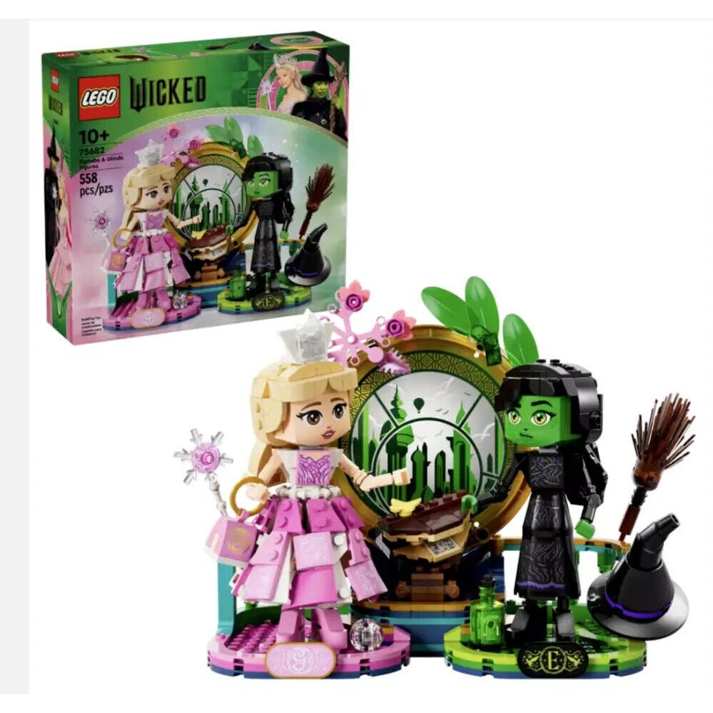 Lego Wicked Elphaba Glinda Defying Gravity Set in Stores Glenda 75682