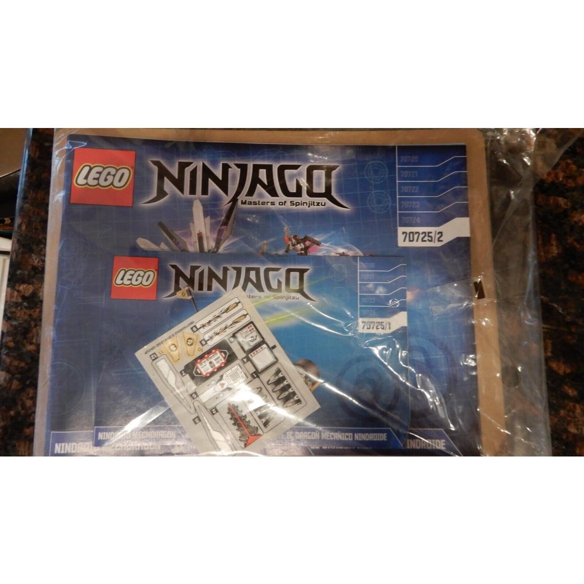 Lego Ninjago Nindroid Mechdragon 70725 in Bags NO Box