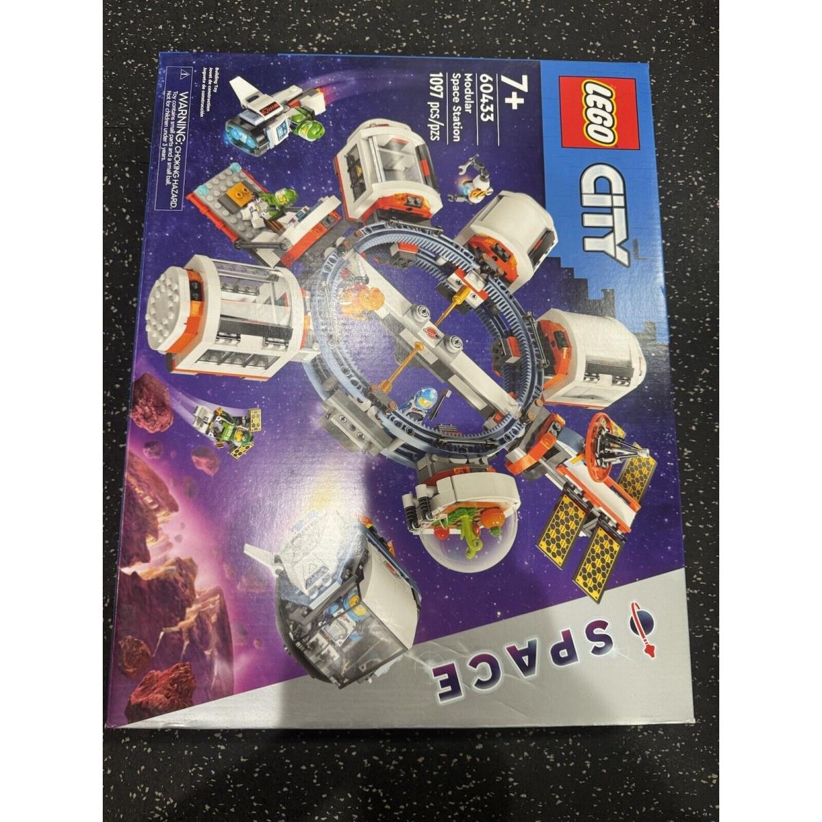 Lego City Modular Space Station 1097 Pcs Building Set 60433