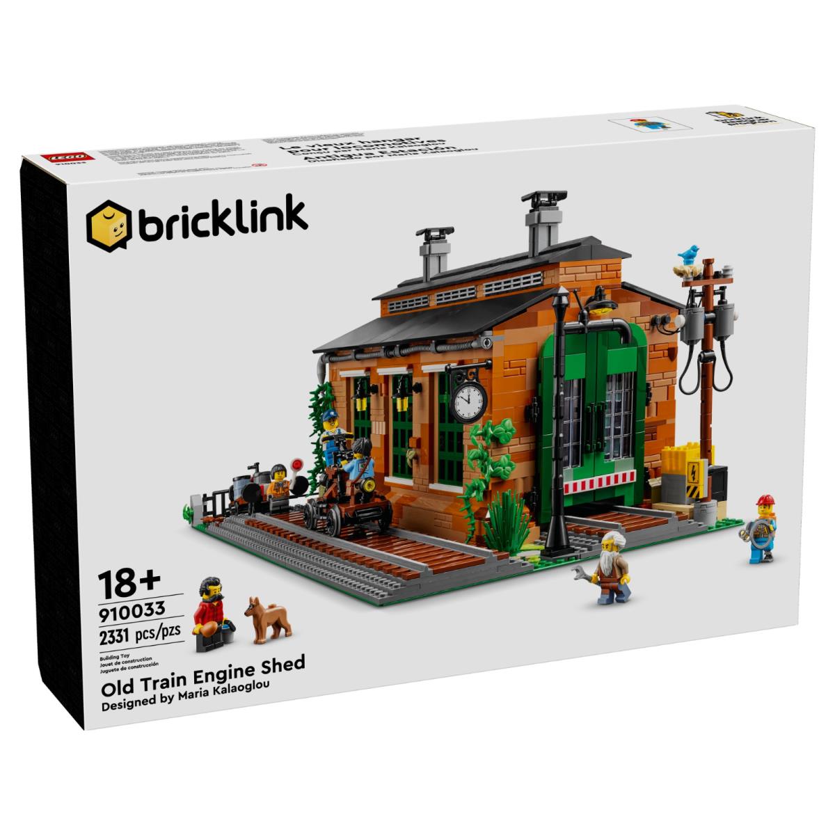 Lego Bricklink Designer Program 910033 Old Train Engine Shed