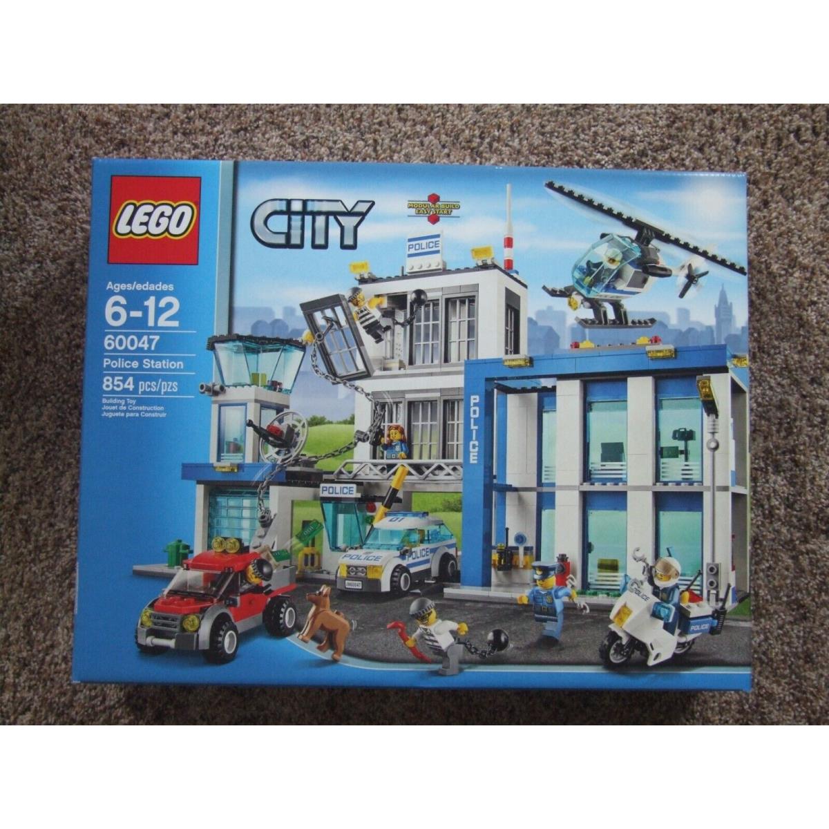 Lego City Police Station 854 Pieces 60047 Building Set Retired / NR