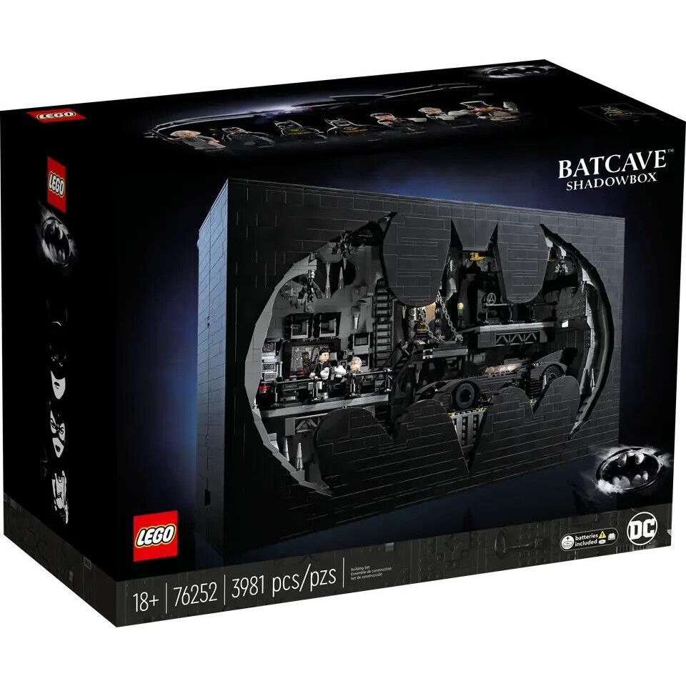 Lego Batcave - Shadow Box 76252 Super Heroes Minifigure Building Set