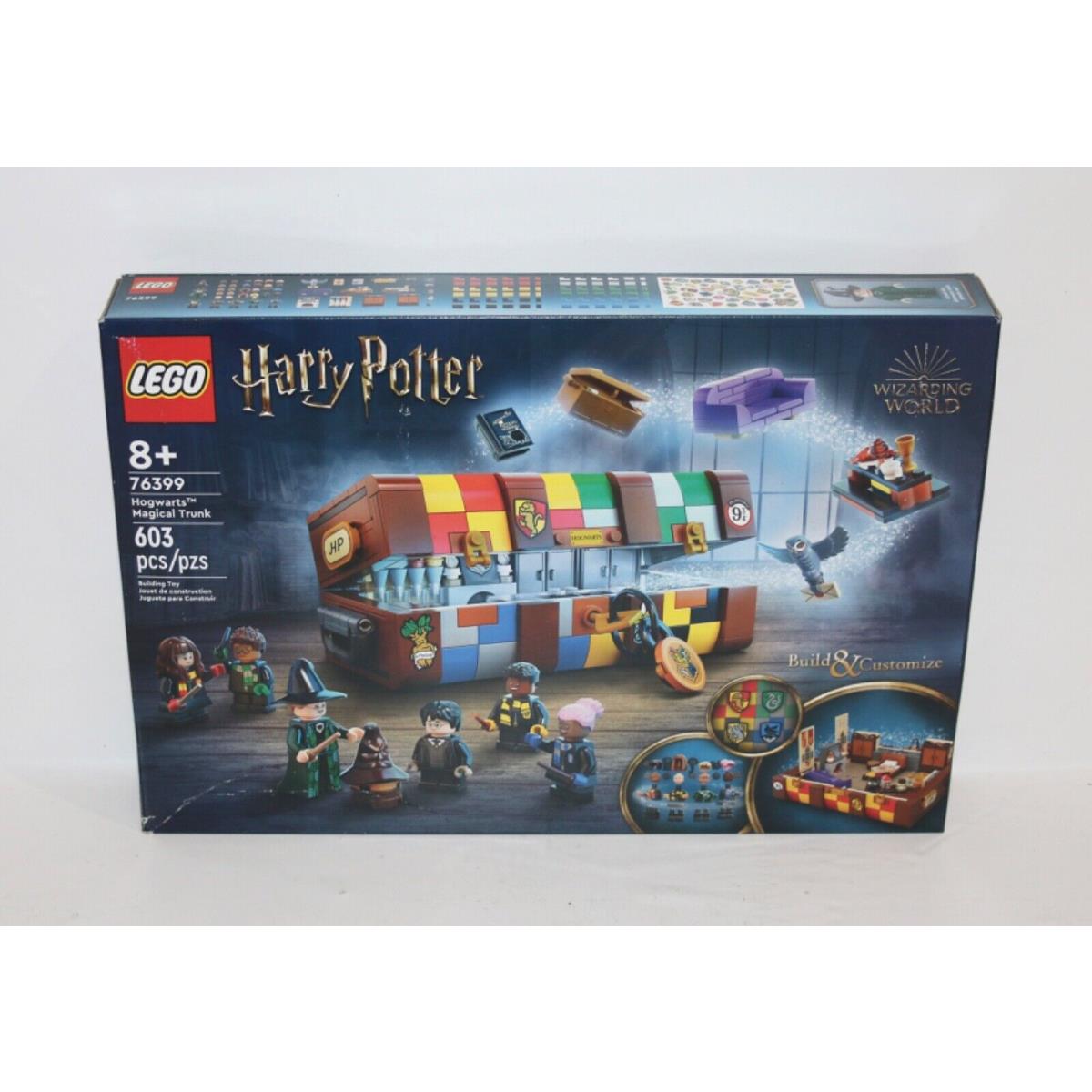 Lego Harry Potter Hogwarts Magical Trunk 45 Minifig Parts 603Pcs 76399