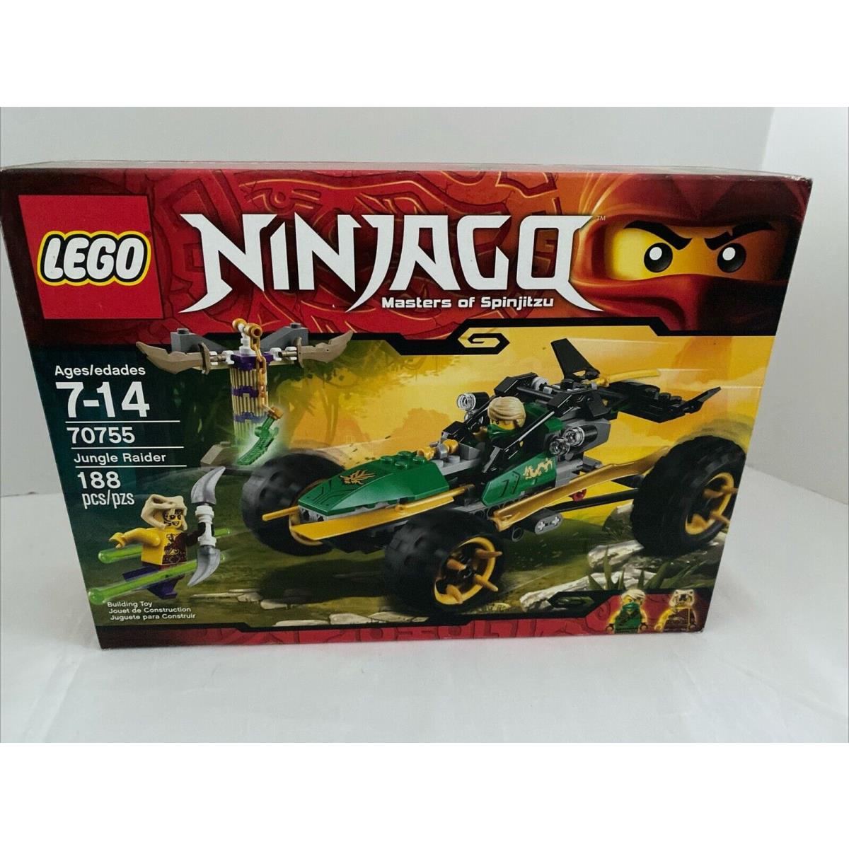 Lego Ninjago Masters of Spinjitzu Jungle Raider 70755 New/sealed