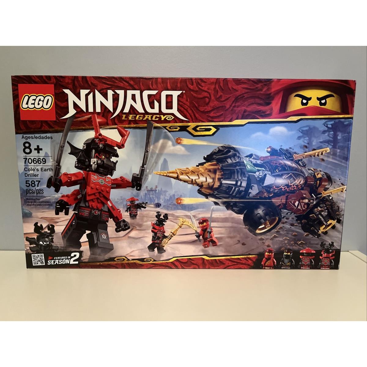 Lego Ninjago Legacy Cole`s Earth Driller Set 70669 Retired