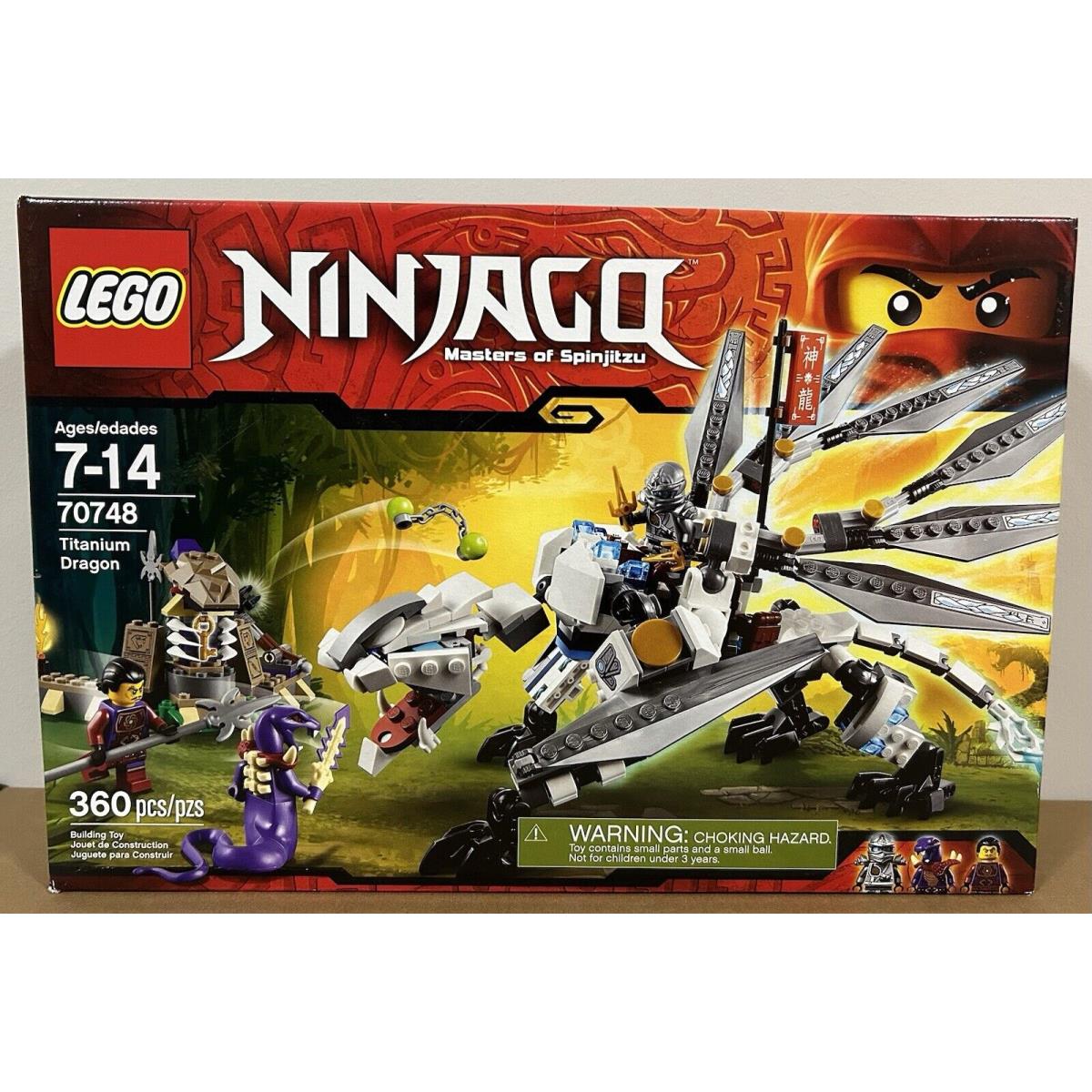 Lego Ninjago: Titanium Dragon 70748 Retired Set