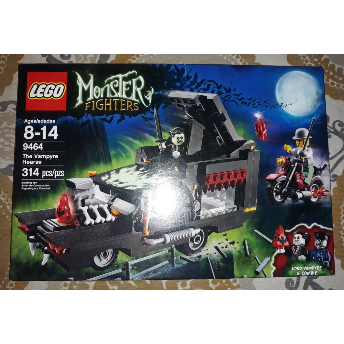 Lego Monster Fighters The Vampire Hearse 9464 Retired Nm+