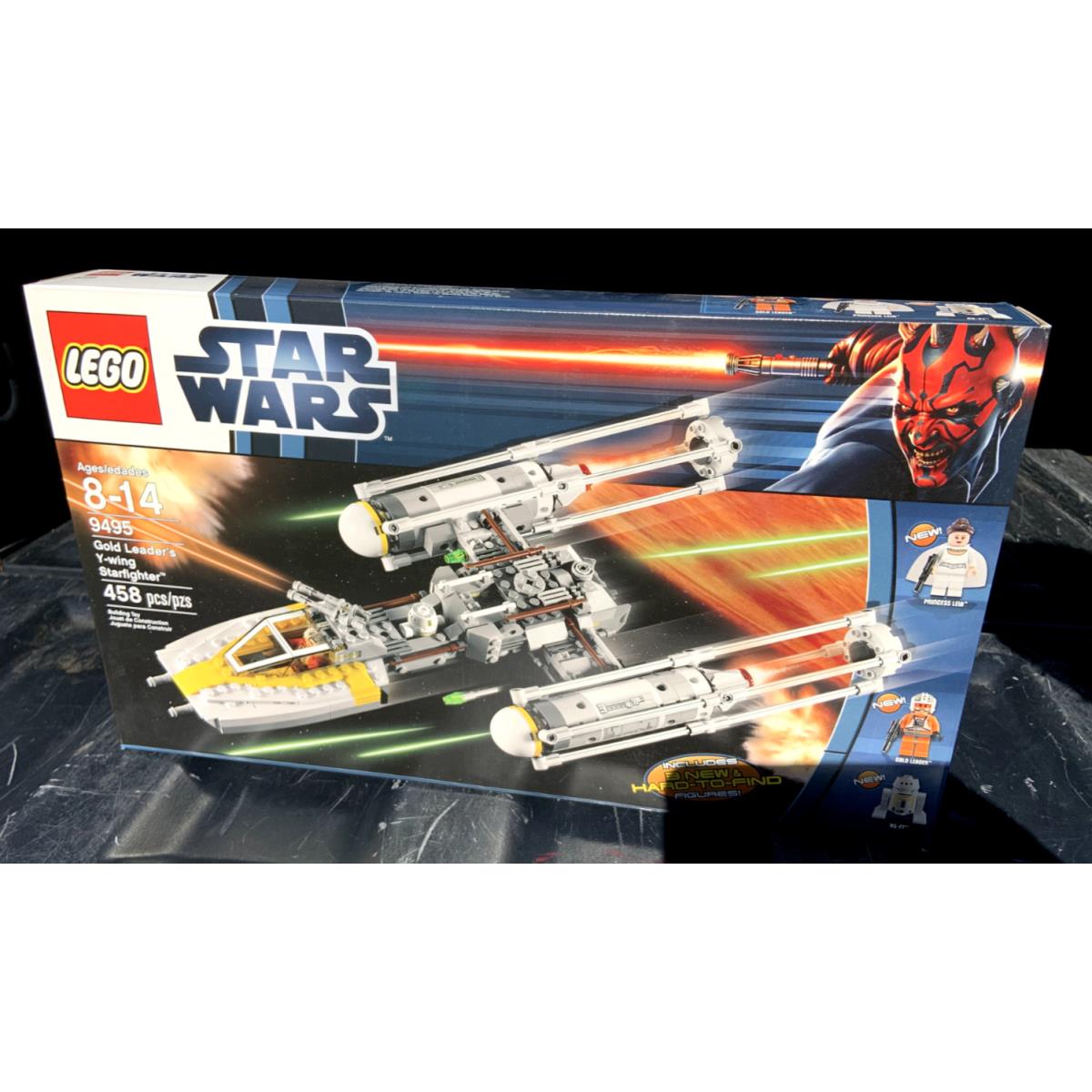 Lego Star Wars 9495 Gold Leader`s Y-wing Starfighter From 2012 Princess Leia