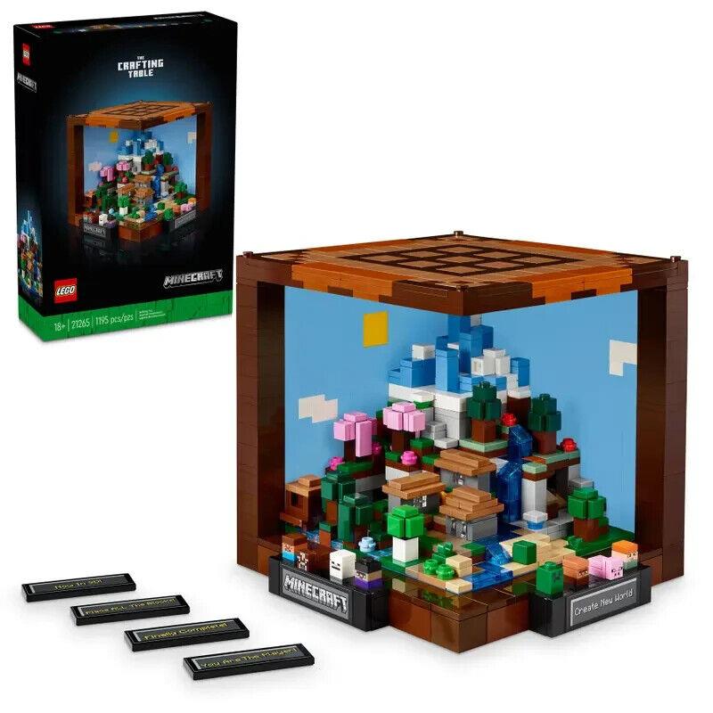 Lego The Crafting Table 21265 Minecraft Minifigure Building Set