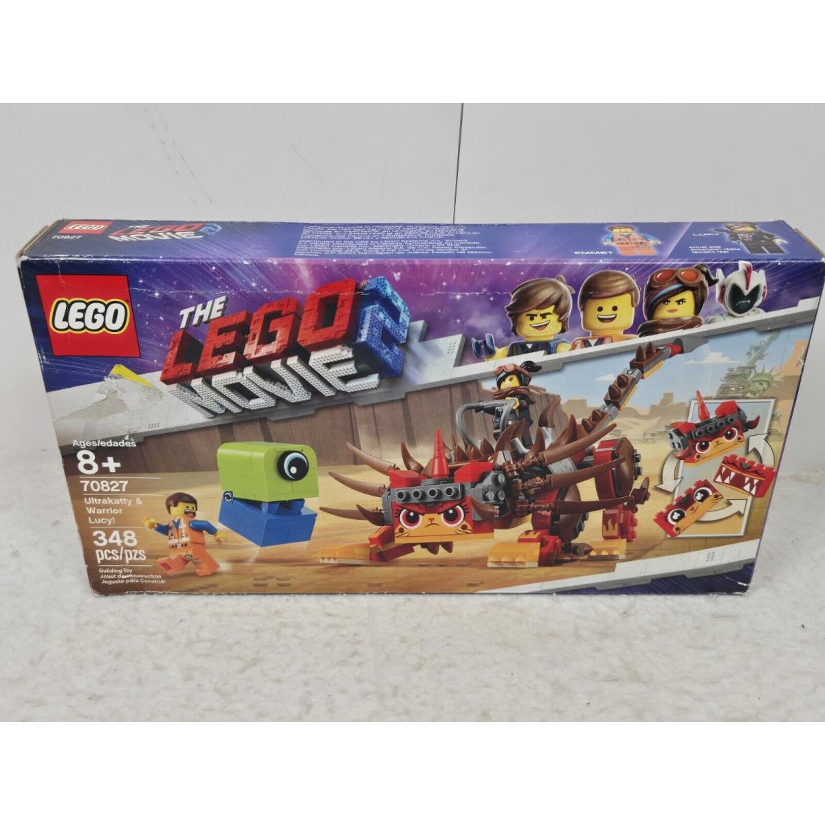 Lego The Lego Movie 2 Ultrakatty Warrior Lucy 70827. Box. 348 Pcs