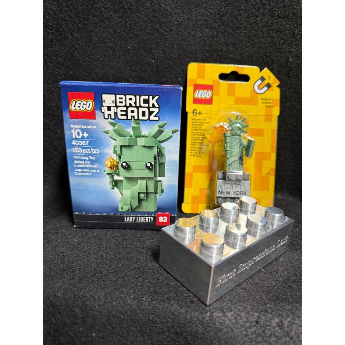 Lego 40367 2019 Brickheadz Lady Liberty Display Female Monument York 854031