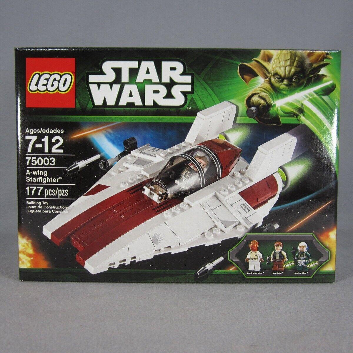 Lego 75003 Star Wars A-wing Starfighter From 2013 in Box - Han Solo