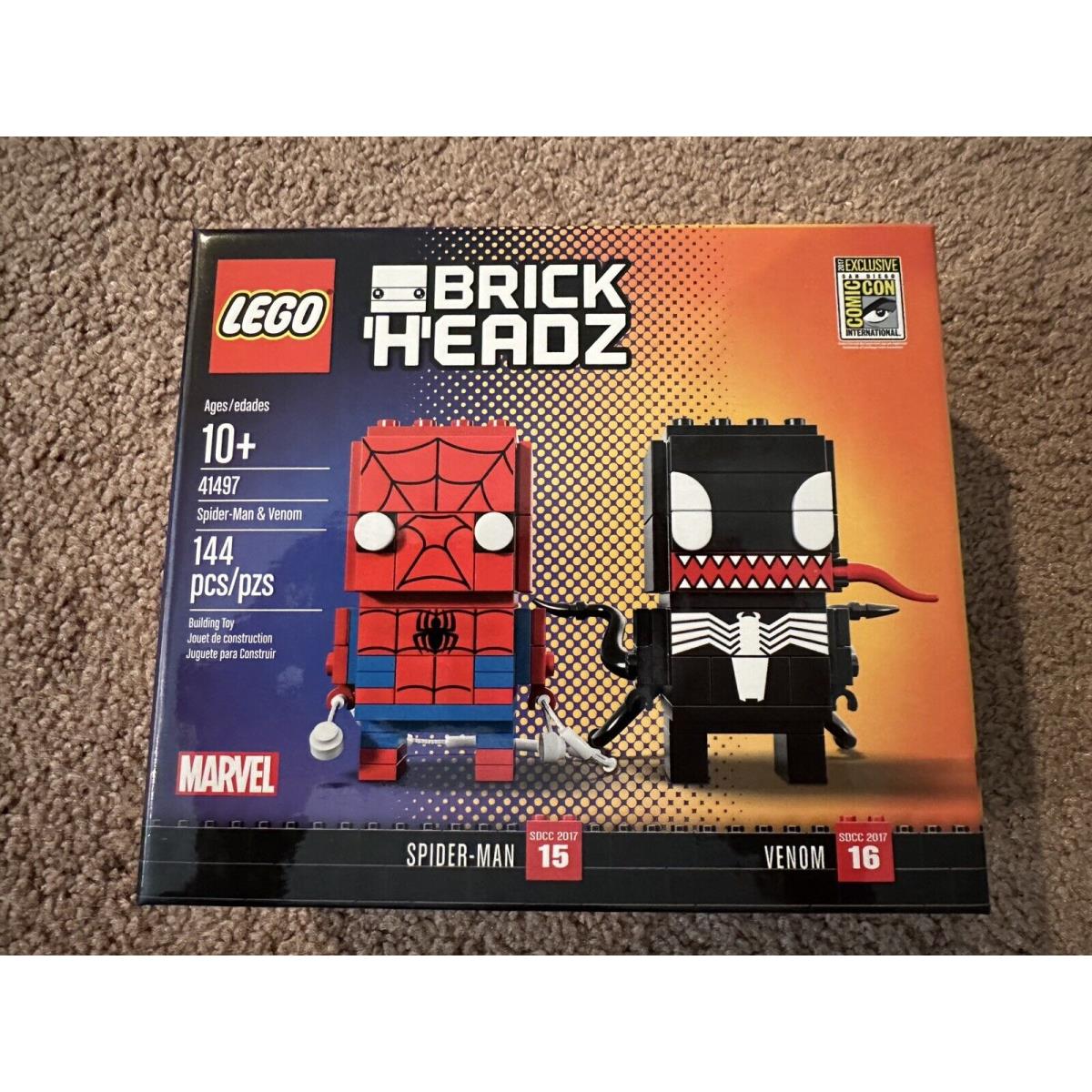 Lego 41497 - Sdcc 2017 - Brickheadz Spider-man Venom Marvel