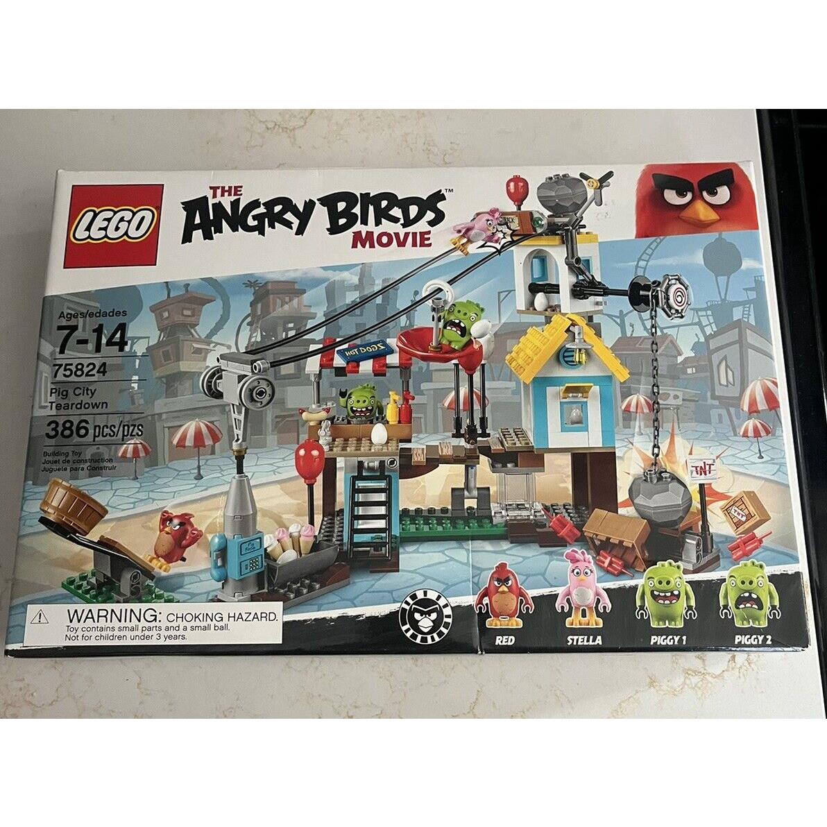 Lego Angry Birds - Pig City Teardown Set 75824