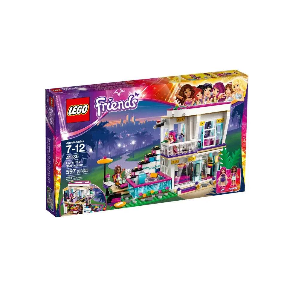 Lego Livi`s Pop Star House 41135 Friends Minifigure Building Set