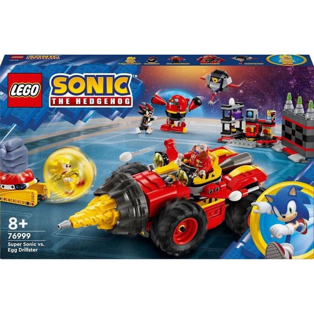 Lego Sonic The Hedgehog Super Sonic Vs. Egg Drillster 76999 Building Kit 590 Pcs