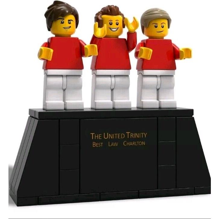 Lego 6322642 The United Trinity - Manchester United. Retired Gwp Rare