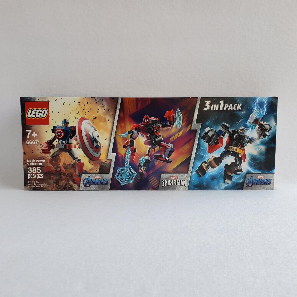 Lego 66671 Mech Armor Collection 3 in 1 Avengers Captain America Spider-man Thor