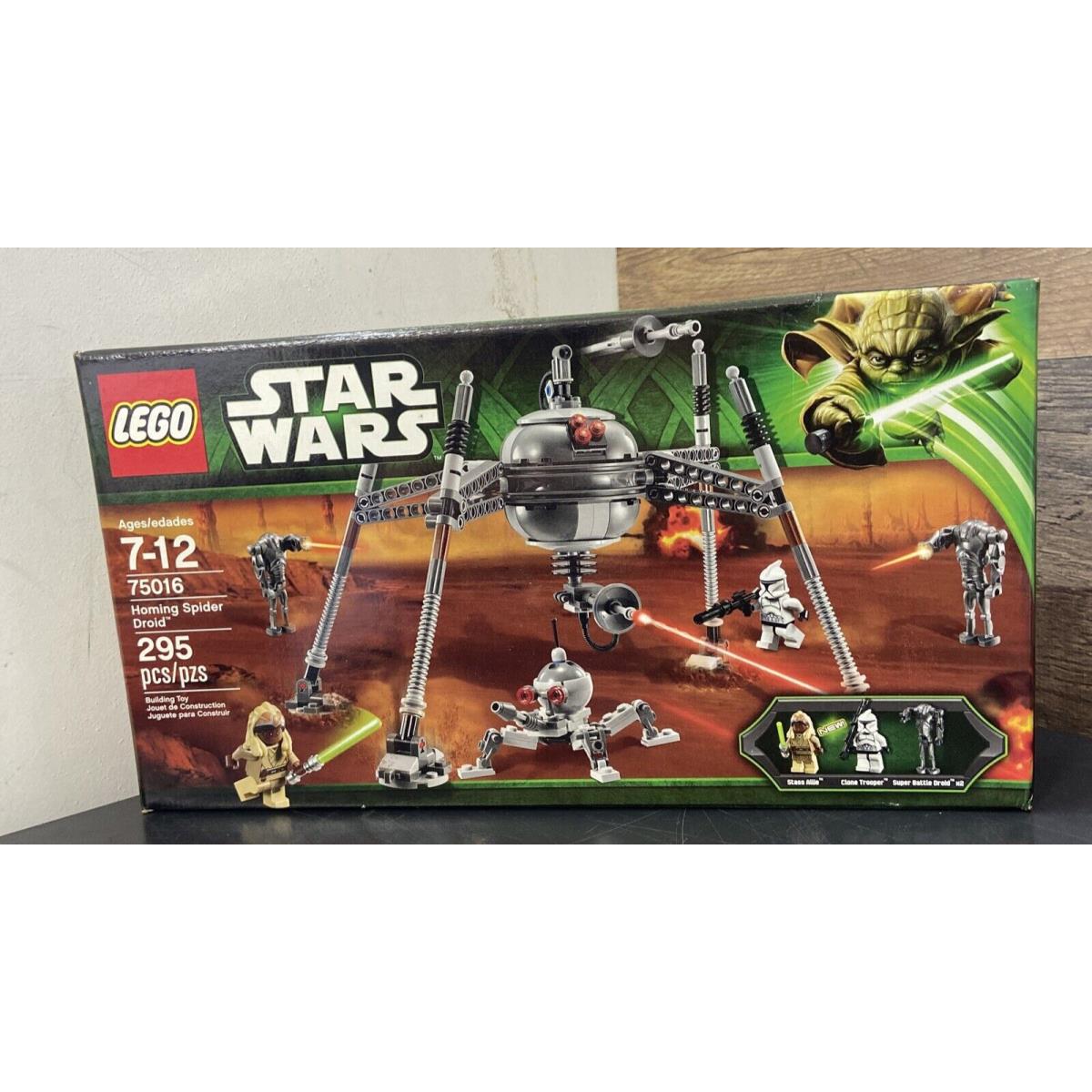 Lego Star Wars 75016 Homing Spider Droid 295 Pcs Retired Set MO13002