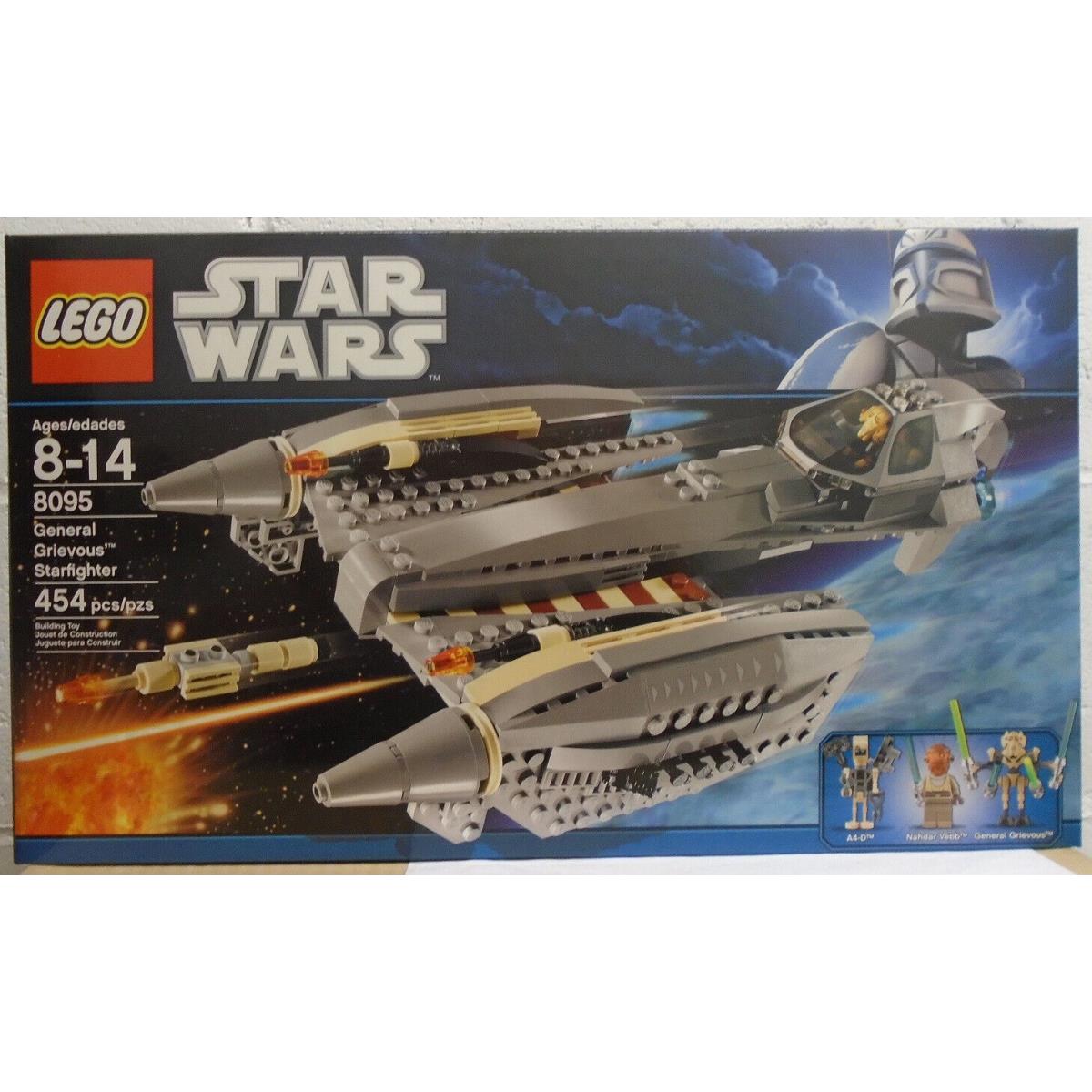 Lego Star Wars 8095 General Grievous` Starfighter Ship A4-D Nahdar