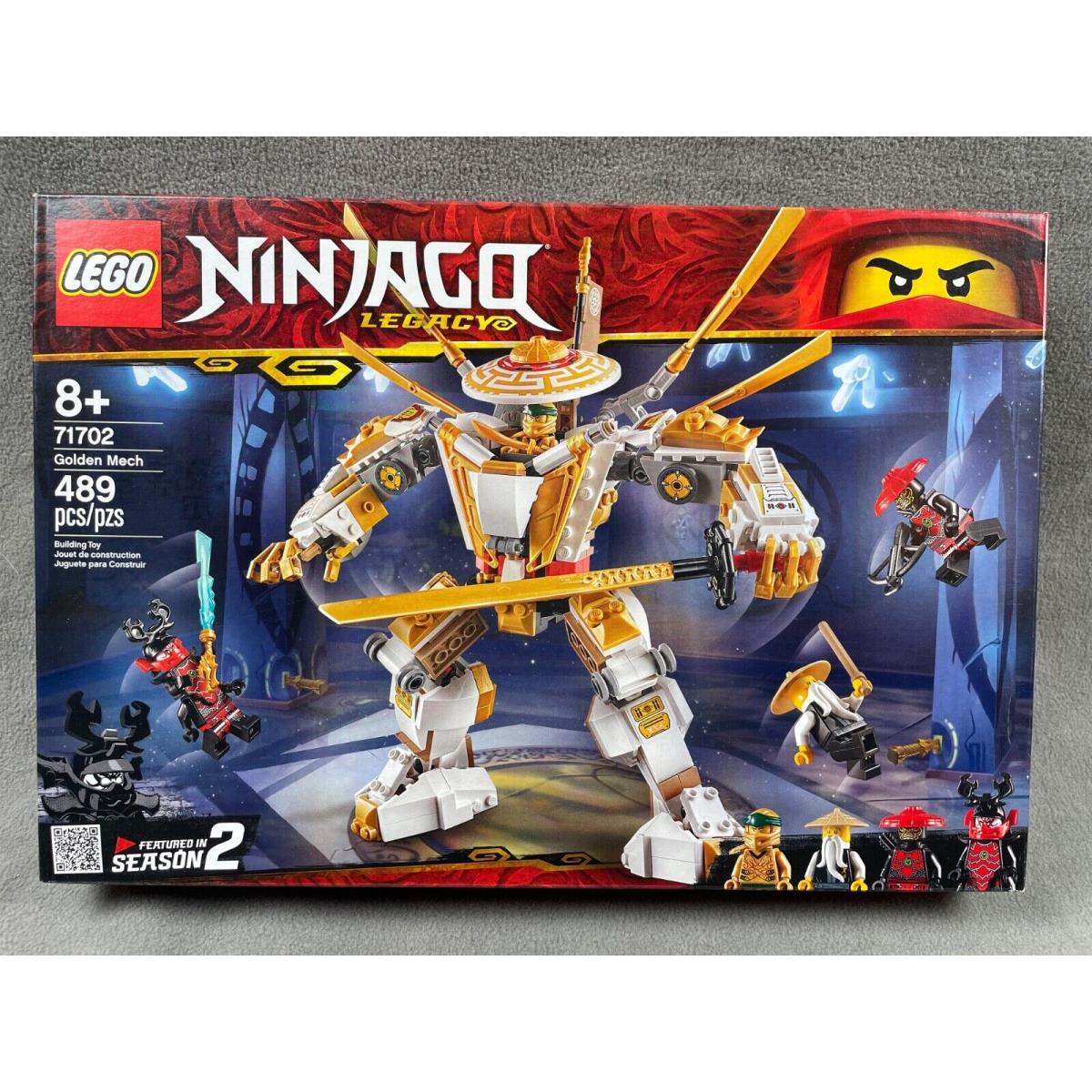 Lego Ninjago Golden Mech Set 71702 Nrfb Golden Ninja Lloyd