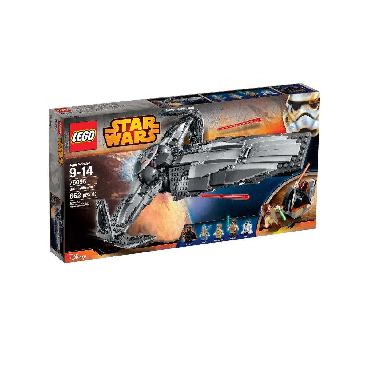 Lego Sith Infiltrator 75096 Star Wars Minifigure Building Set