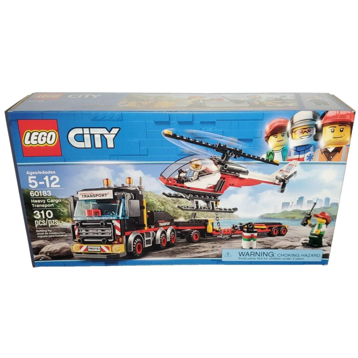 Lego City Set 60183 Heavy Cargo Transport Helicopter Trailer